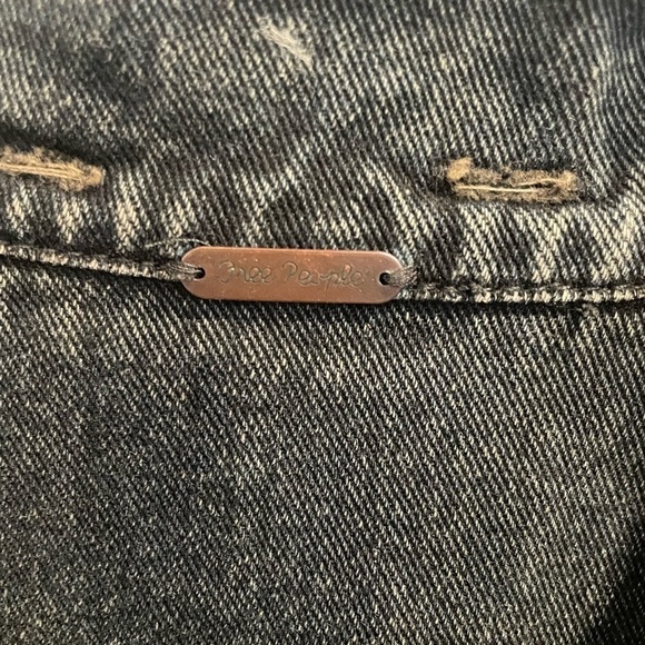 Free People Denim Sweater Jacket - Picture 4 of 6